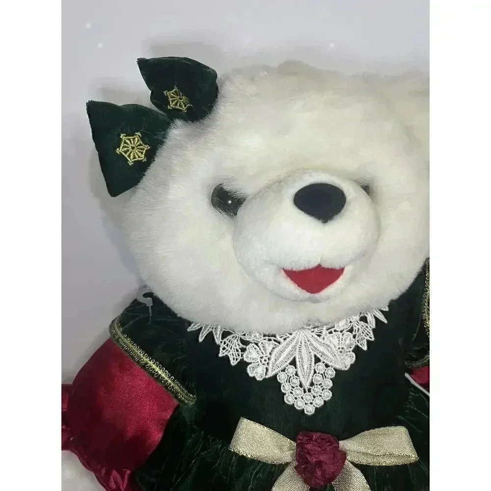 Vintage Snowflake Teddy 1998 Plush 23